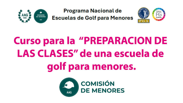 Curso para la “PREPARACION DE LAS CLASES” de una escuela golf para menores